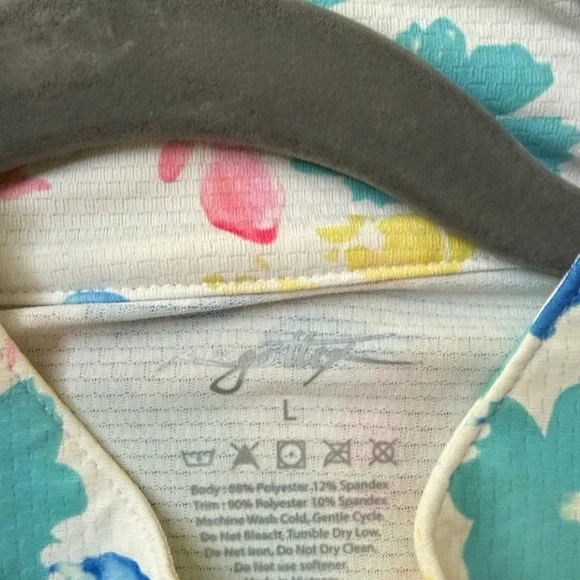 G lifestyle Floral Quarter-Zip Pullover - Picture 2 of 2